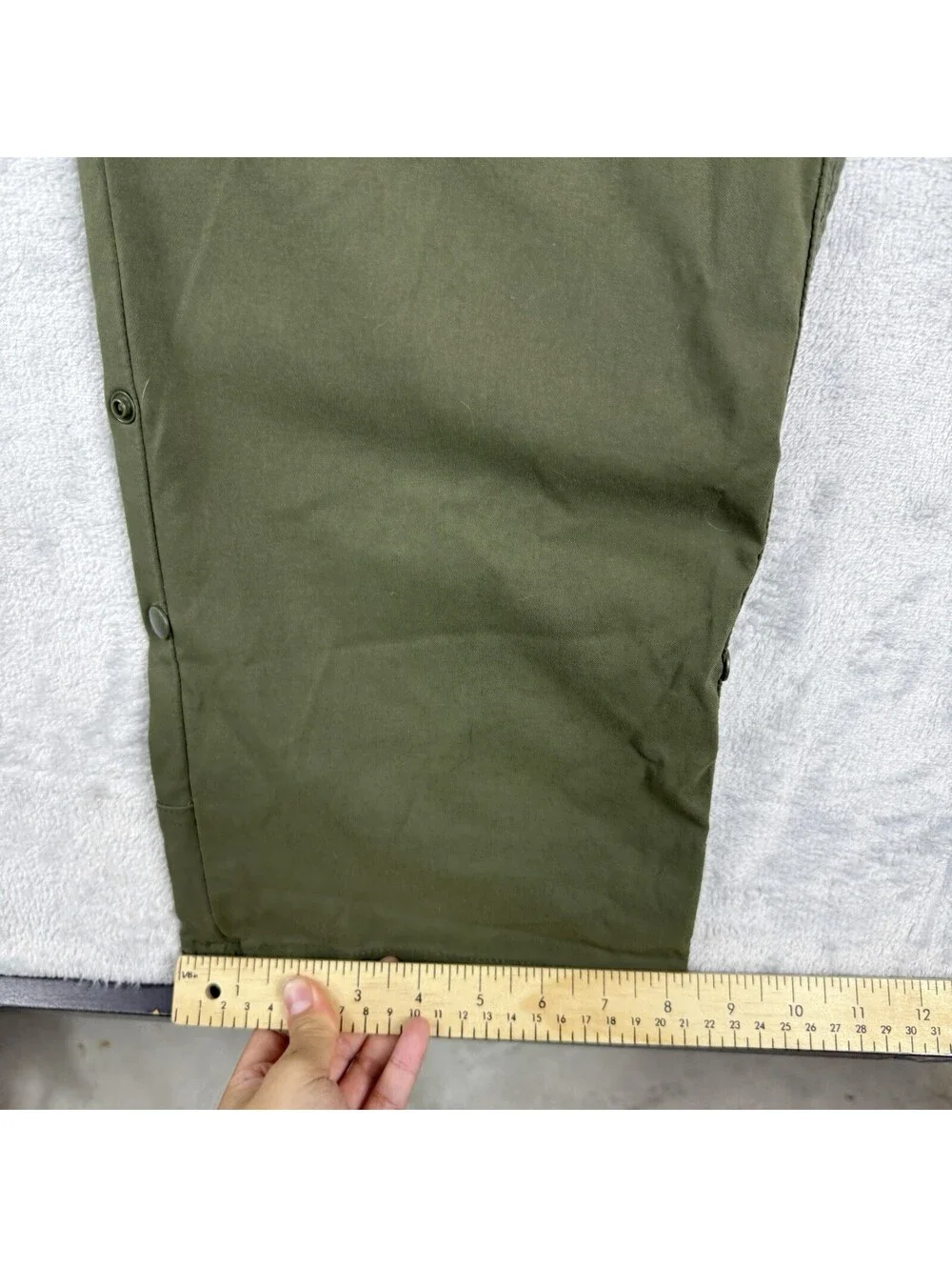 prAna Men’s Olive Rollup Cargo Hiking Pants Medium 30L Belt Hiking Gorpcore Tech